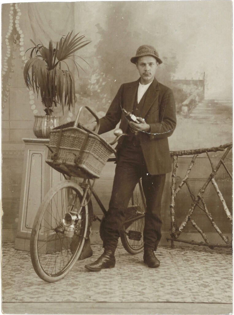 Fahrradpostkarte aus Holland